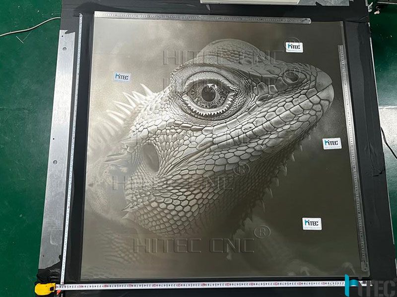 large size metal plate engraving